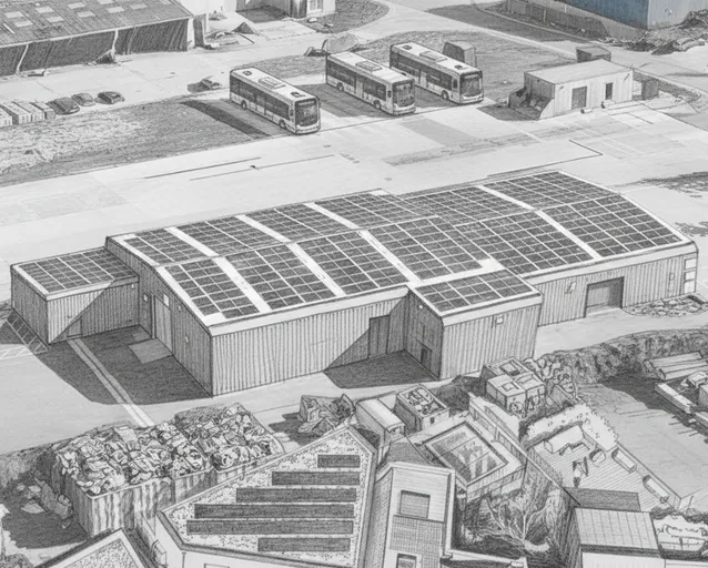 Powering electric buses in Scotland by putting solar on a neighbour's roof