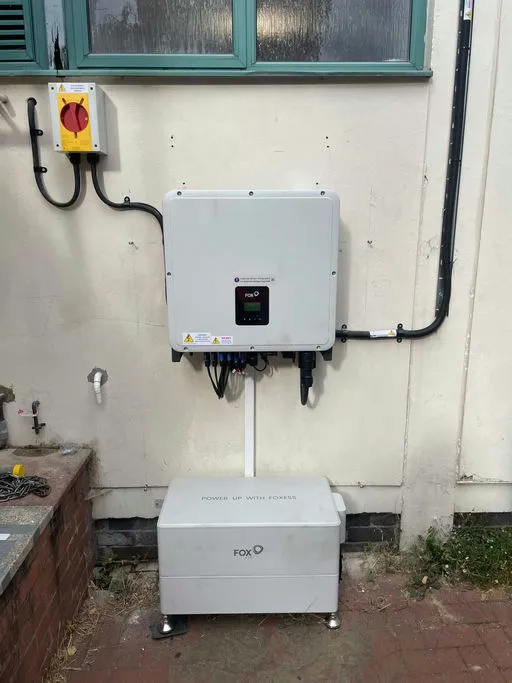 Grant-funded solar and battery for a community centre in Hornsey, North London