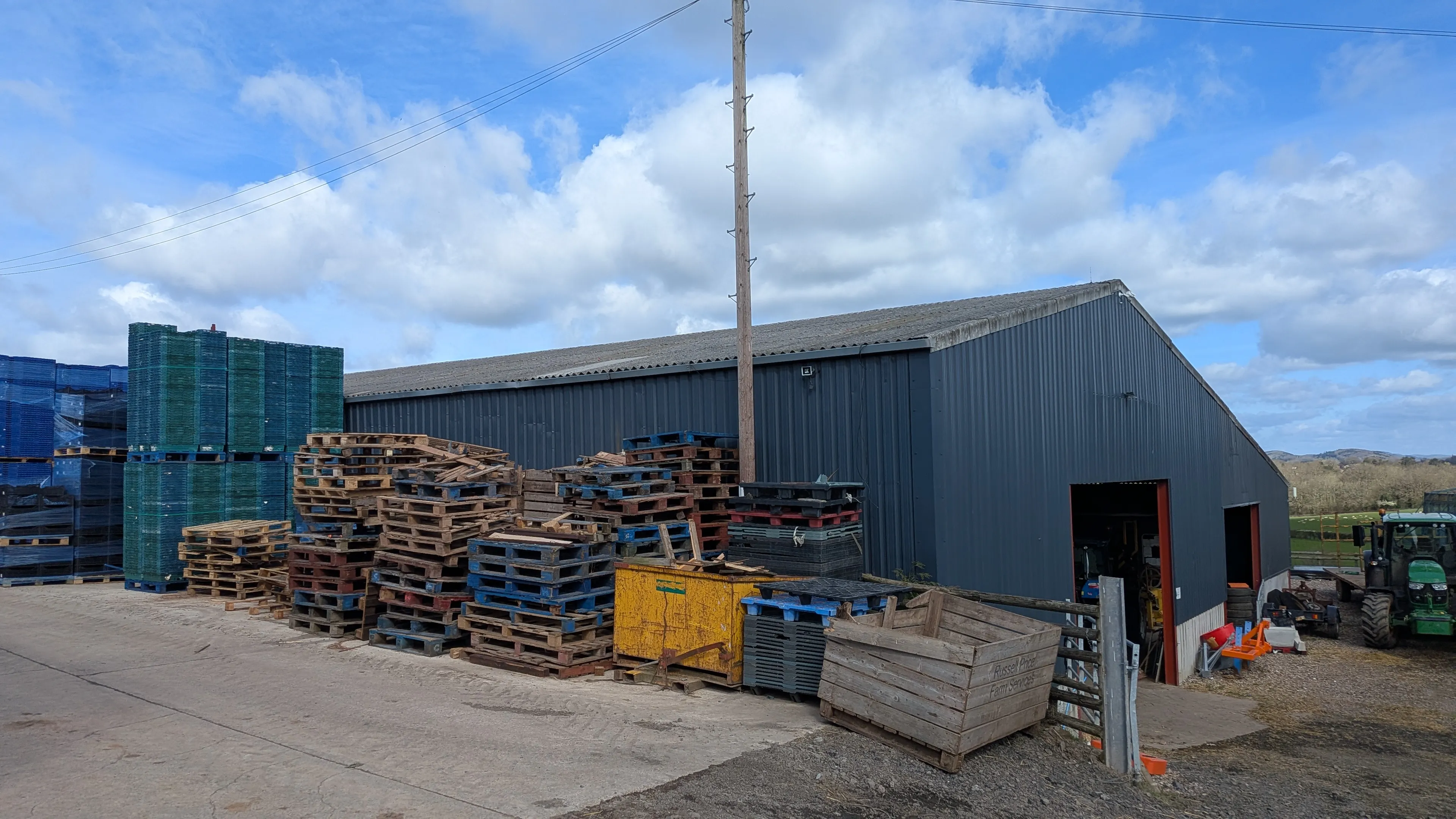 Commercial solar installation