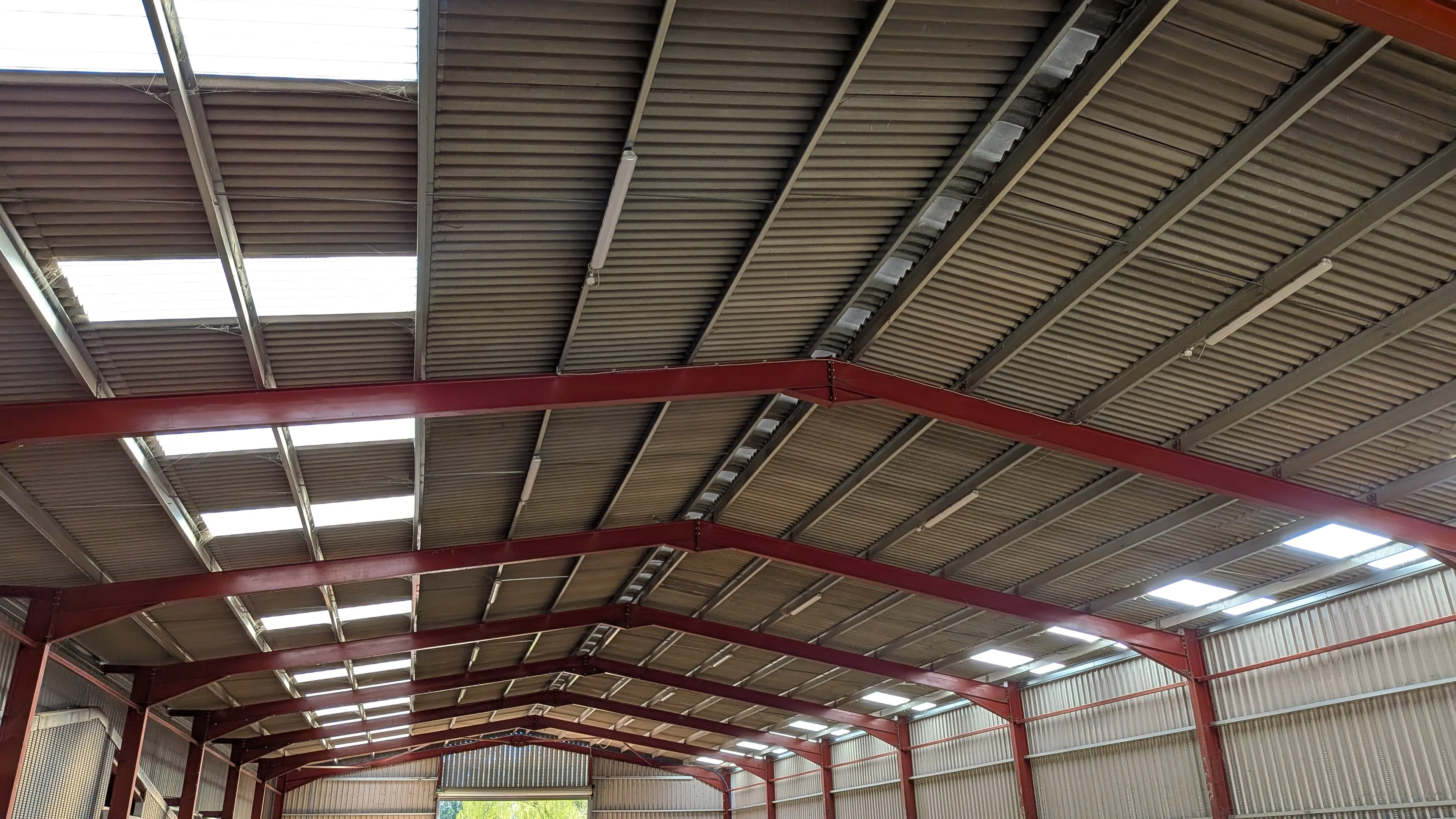 Commercial solar installation